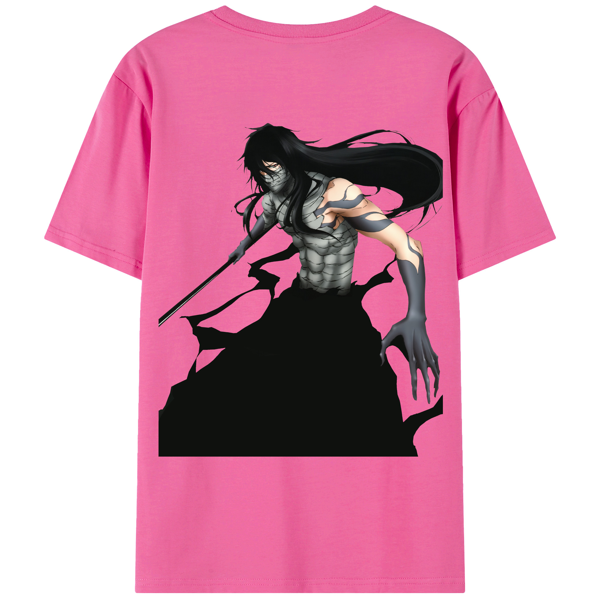 （画像用） ブリーチ 黒崎一護（くろさき いちご）BLEACH Kurosaki Ichigo レディース半袖Tシャツ(バックプリント)